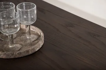 Stone Spisebord 220x100x74 cm Oval - Brun - Møbler - Bord - Spisebord & kjøkkenbord