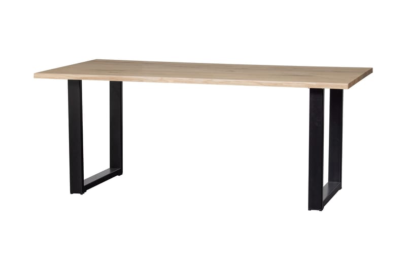 Tablo Spisebord U-Formede Ben 180 cm - Eik/Svart - Møbler - Bord - Spisebord & kjøkkenbord