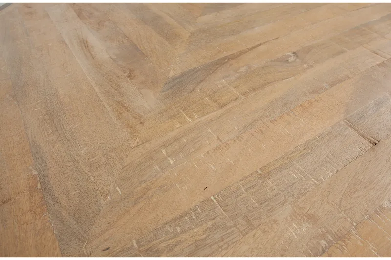 Tablo Spisebord U-Formede Ben 200 cm - Spetskypert/Natur/Svart - Møbler - Bord - Spisebord & kjøkkenbord