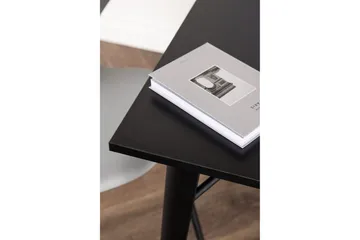 Tempe Lite Kvadratisk Spisebord 80 cm med Metalllook - Svart - Møbler - Bord - Spisebord & kjøkkenbord