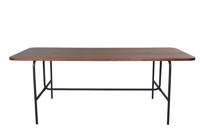 Uno Spisebord 200 cm - Valnødsbrun/Sort - Møbler - Bord - Spisebord & kjøkkenbord