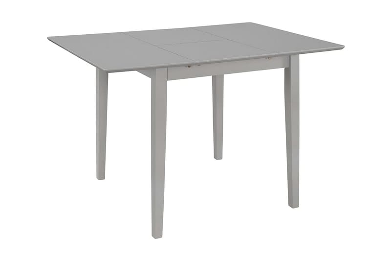 Uttrekkbart spisebord grå (80-120)x80x74 cm MDF - Grå - Spisebord & kjøkkenbord