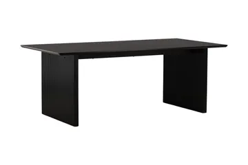 Vail Stort Rektangulært Spisebord 230 cm i Tre - Sort - Møbler - Bord - Spisebord & kjøkkenbord
