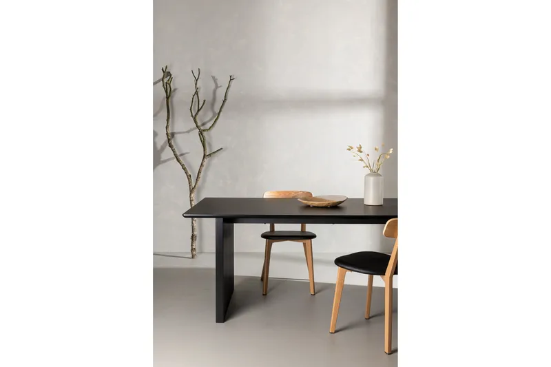 Vail Stort Rektangulært Spisebord 230 cm i Tre - Sort - Møbler - Bord - Spisebord & kjøkkenbord
