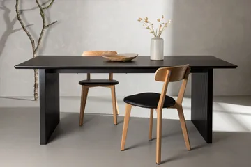 Vail Stort Rektangulært Spisebord 230 cm i Tre - Sort - Møbler - Bord - Spisebord & kjøkkenbord
