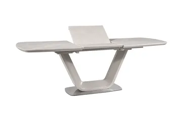 Ventera Forlengningsbart Spisebord 160 cm - Keramikk/Grå - Møbler - Bord - Spisebord & kjøkkenbord