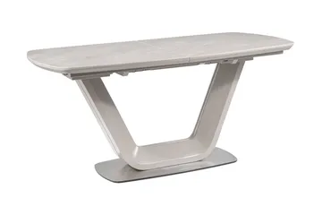 Ventera Forlengningsbart Spisebord 160 cm - Keramikk/Grå - Møbler - Bord - Spisebord & kjøkkenbord