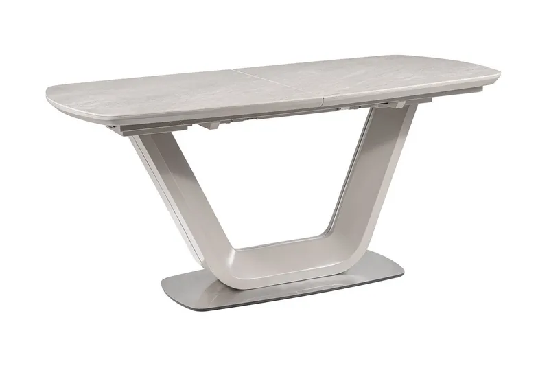 Ventera Forlengningsbart Spisebord 160 cm - Keramikk/Grå - Møbler - Bord - Spisebord & kjøkkenbord