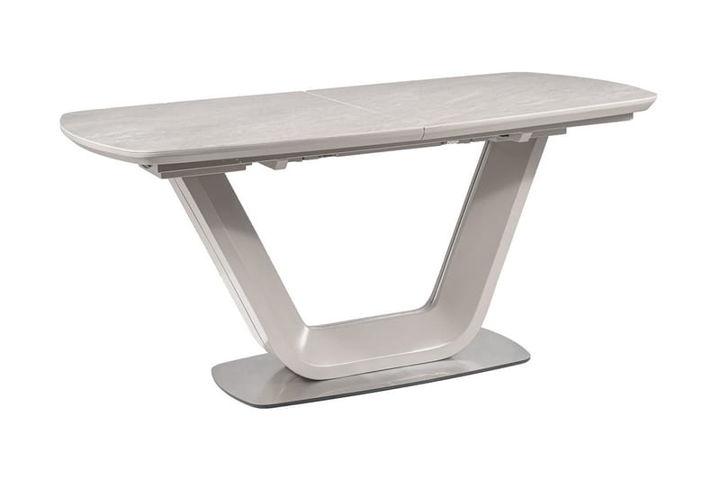 Ventera Forlengningsbart Spisebord 160 cm - Keramikk/Grå - Møbler - Bord - Spisebord & kjøkkenbord