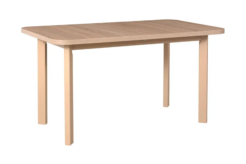 Wenus Uttrekkbart Rektangulært Spisebord 140 cm i Tre med Eikeutseende, Beige