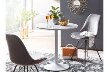 Wilhem Spisebord 75 cm Rund - HVit - Møbler - Bord - Spisebord & kjøkkenbord