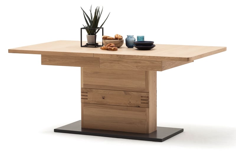Spisebord Lamfers 180 cm - Eik/Antrasitt - Spisebord & kjøkkenbord