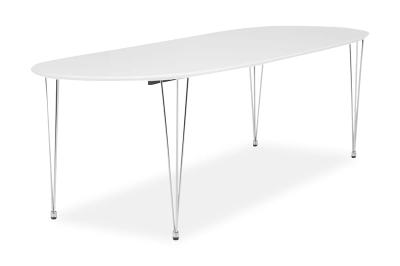 Spisebord Lennox 180 cm med 2 Tileggsplater Ovalt - Spisebord & kjøkkenbord