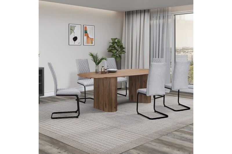 Spisebord Loft24 Bostonia spisebord avlangt 200x100 cm - Møbler - Bord - Spisebord & kjøkkenbord