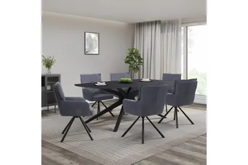 Spisebord Loft24 Dakona Spisebord rektangulært 200x100 cm - Møbler - Bord - Spisebord & kjøkkenbord