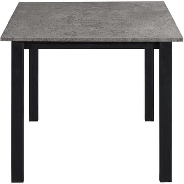 Spisebord Loft24 Durham Betong 120 x 80 cm - Betonggrå og svart - Møbler - Bord - Spisebord & kjøkkenbord