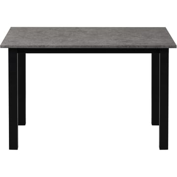 Spisebord Loft24 Durham Betong 120 x 80 cm - Betonggrå og svart - Møbler - Bord - Spisebord & kjøkkenbord