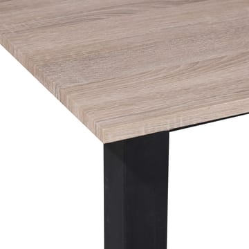 Spisebord Loft24 Durham Eik/svart 120 x 80 cm - Eikebrun og svart - Møbler - Bord - Spisebord & kjøkkenbord