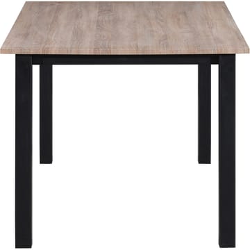 Spisebord Loft24 Durham Eik/svart 120 x 80 cm - Eikebrun og svart - Møbler - Bord - Spisebord & kjøkkenbord