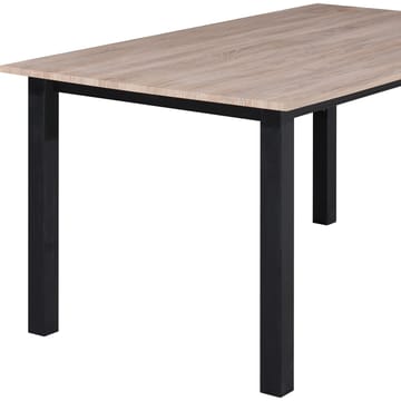 Spisebord Loft24 Durham Eik/svart 160 x 90 cm - Eikebrun og svart - Møbler - Bord - Spisebord & kjøkkenbord