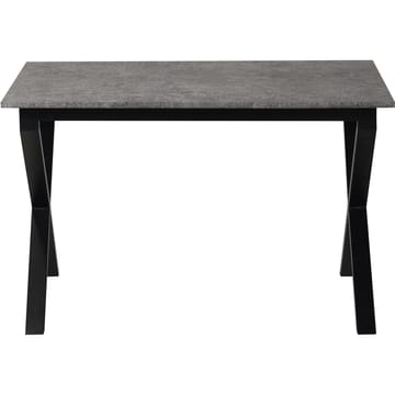 Spisebord Loft24 Ipswich Betong 120 x 80 cm - Betonggrå og svart - Møbler - Bord - Spisebord & kjøkkenbord