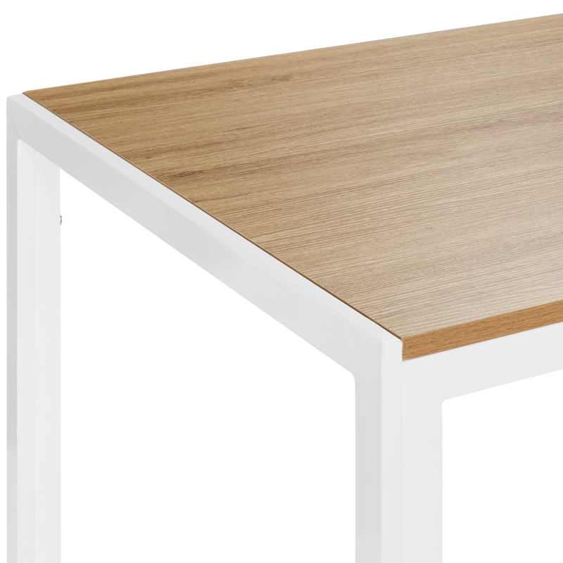 Spisebord Mann 120 cm - Lysebrun, hvit - Møbler - Bord - Spisebord & kjøkkenbord
