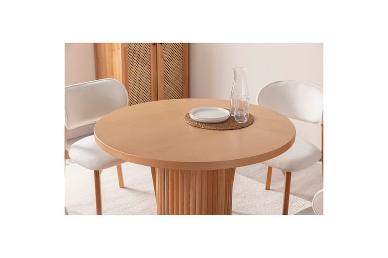 Spisebord Masazumi Bøk - Brun - Møbler - Bord - Spisebord & kjøkkenbord