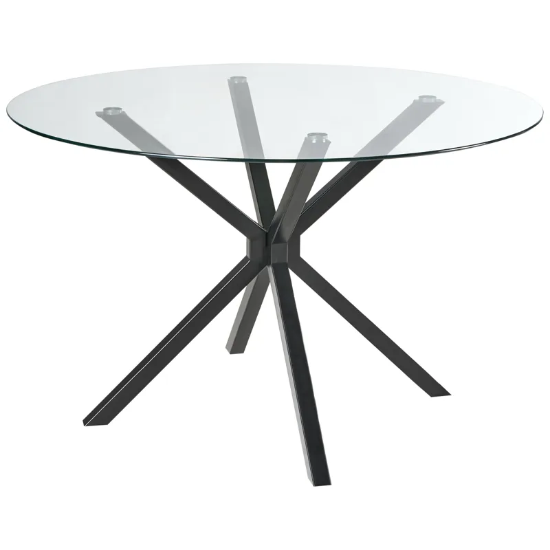 Spisebord Meston 120 cm, Svart