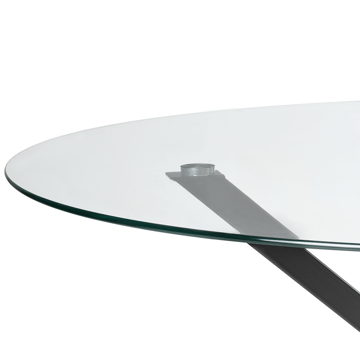 Spisebord Meston 120 cm - Svart - Møbler - Bord - Spisebord & kjøkkenbord