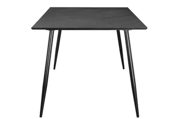 Spisebord Monza 160x90x76 cm, Fiskeben Gråeik/Svart - 160x90x76 cm, Fiskeben Gråeik/Svart - Møbler - Bord - Spisebord & kjøkkenbord