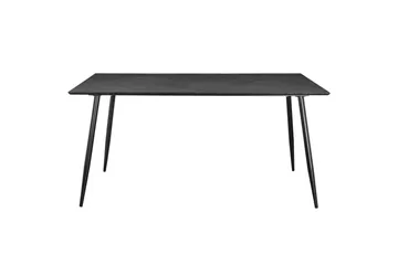 Spisebord Monza 160x90x76 cm, Fiskeben Gråeik/Svart - 160x90x76 cm, Fiskeben Gråeik/Svart - Møbler - Bord - Spisebord & kjøkkenbord