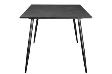 Spisebord Monza 160x90x76 cm, Fiskeben Gråeik/Svart - 160x90x76 cm, Fiskeben Gråeik/Svart - Møbler - Bord - Spisebord & kjøkkenbord