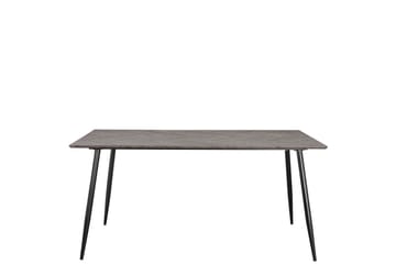 Spisebord Monza 160x90x76 cm, Fiskeben Hviteik/Svart - 160x90x76 cm, Fiskeben Hviteik/Svart - Møbler - Bord - Spisebord & kjøkkenbord