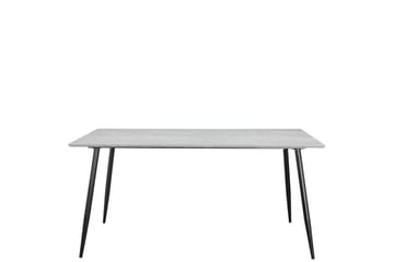 Spisebord Monza 160x90x76 cm, Stein/Svart - 160x90x76 cm, Stein/Svart - Møbler - Bord - Spisebord & kjøkkenbord