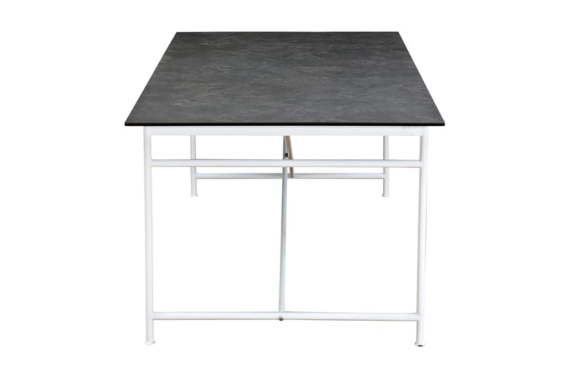 Spisebord Narses 200 cm - Hvit|Grå - Spisebord & kjøkkenbord