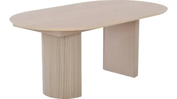 Spisebord Odmark 105 cm - Hvitpigmentert Eik - Møbler - Bord - Spisebord & kjøkkenbord