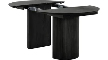 Spisebord Odmark 105 cm - Svartlakkert Ask - Møbler - Bord - Sammenleggbart bord