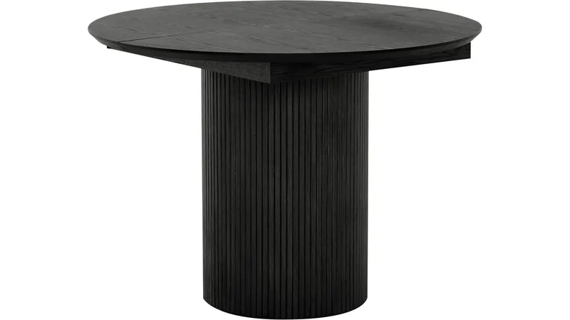 Spisebord Odmark 105 cm, Svartlakkert Ask