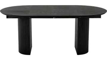 Spisebord Odmark 105 cm - Svartlakkert Ask - Møbler - Bord - Sammenleggbart bord
