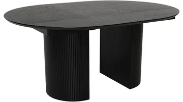 Spisebord Odmark 120 cm - Svartlakkert ask - Møbler - Bord - Sammenleggbart bord