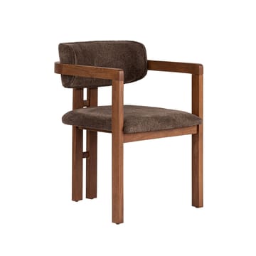 Spisebord- og stolsett Nordure Meridia 4 (180 x 75 x 90 cm) 5 deler Travertin valnøtt brun - Møbler - Bord - Spisegruppe