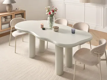 Spisebord Ondle 188 cm - Off-white - Møbler - Bord - Spisebord & kjøkkenbord