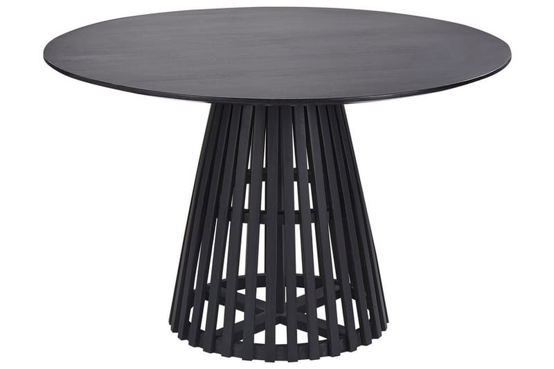Spisebord Ortelle 120 cm Rundt - Svart - Møbler - Bord - Spisebord & kjøkkenbord