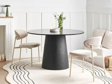 Spisebord Oyen 120 cm - Svart - Møbler - Bord - Spisebord & kjøkkenbord