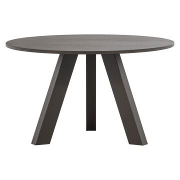 Spisebord Rhonda 129 cm rundt - Mellombrun - Møbler - Bord - Spisebord & kjøkkenbord