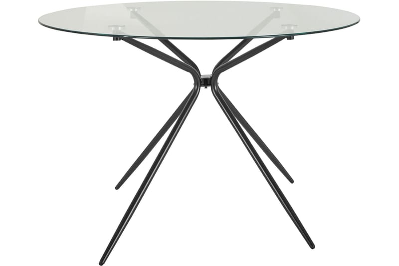 Spisebord Ruckingee Rundt 110 cm - Svart - Spisebord & kjøkkenbord