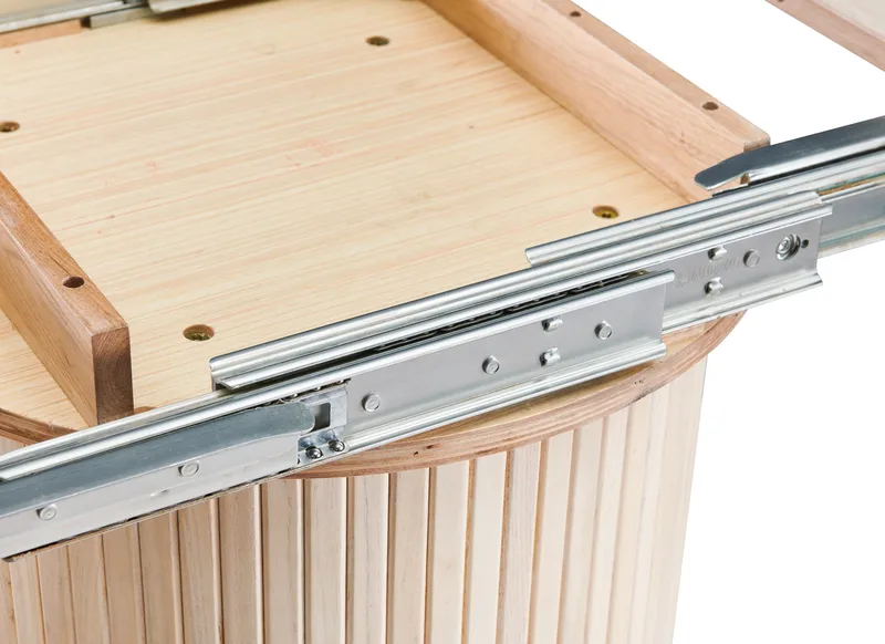 Spisebord Rundt Kopparbo 106 cm - Hvitlasert Eik / Tre - Møbler - Bord - Spisebord & kjøkkenbord