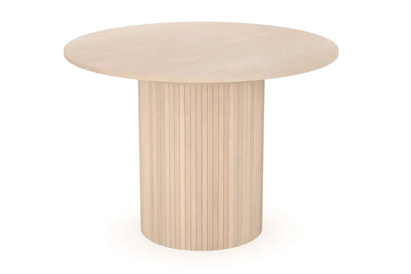 Spisebord Rundt Kopparbo 106 cm - Hvitlasert Eik / Tre - Møbler - Bord - Spisebord & kjøkkenbord