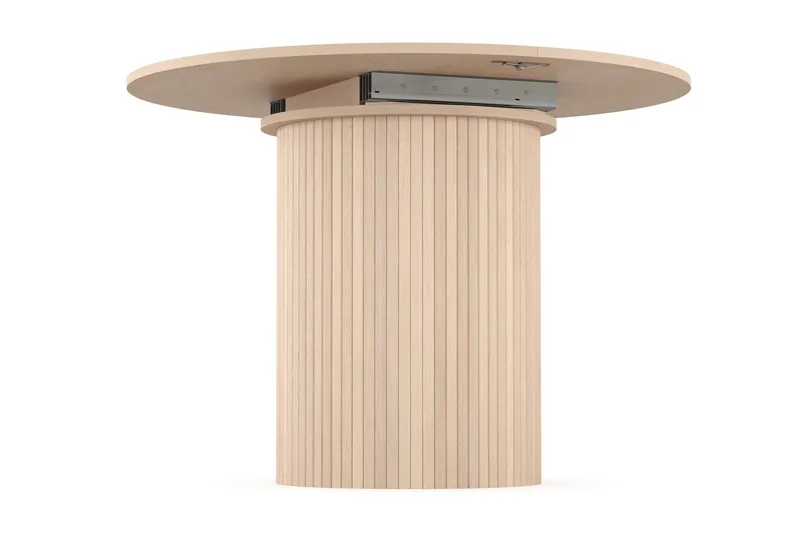 Spisebord Rundt Kopparbo 106 cm - Hvitlasert Eik / Tre - Møbler - Bord - Spisebord & kjøkkenbord