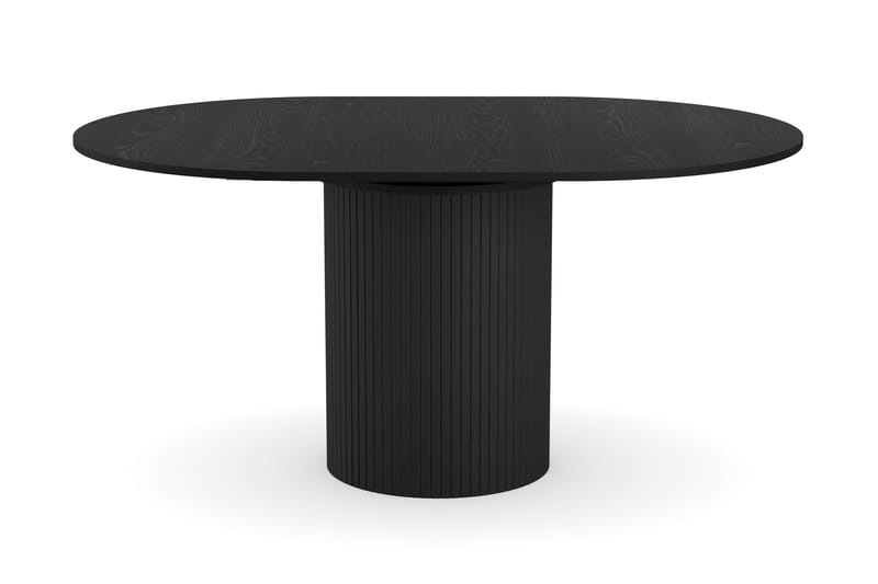 Spisebord Rundt Uppveda 106 cm - Svart tre - Spisebord & kjøkkenbord